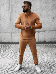 Спортивний костюм чоловічій Гiрчичний OZONEE O/12129