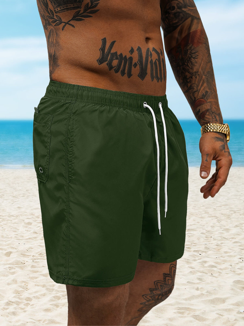 Spodenki kąpielowe męskie khaki OZONEE JS/XL019/7