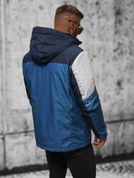 Kurtka przejściowa męska niebiesko-granatowa OZONEE JS/M35/117