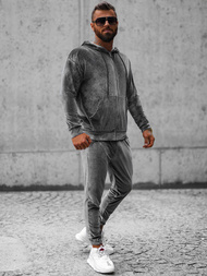 Спортивний костюм чоловічій ciрий OZONEE O/D8160/9157