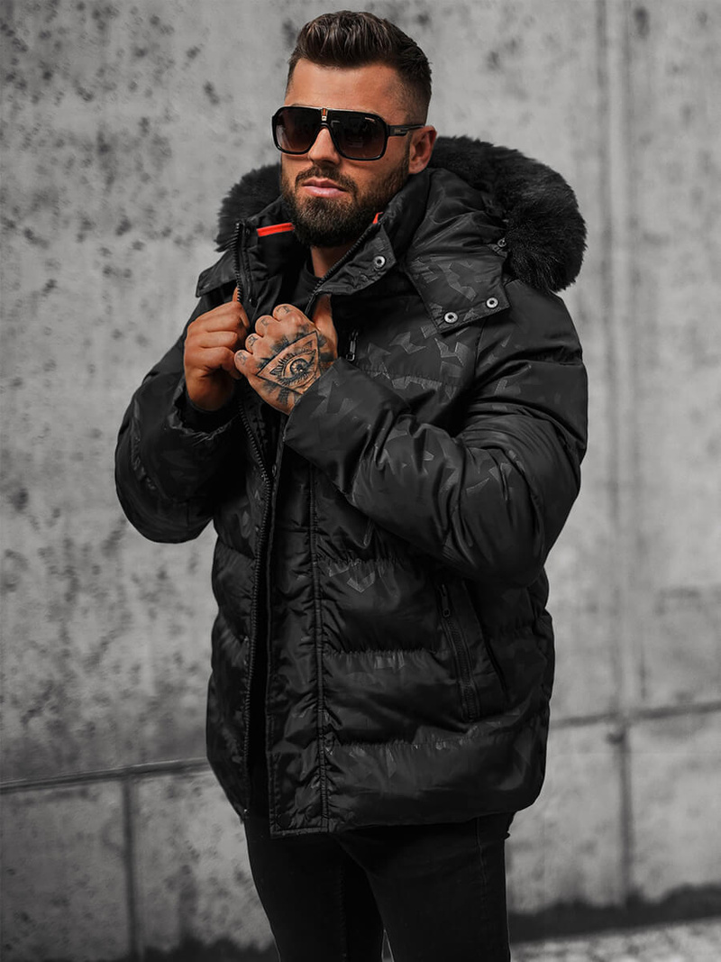 Куртка чоловіча Чорна OZONEE JS/27M8109