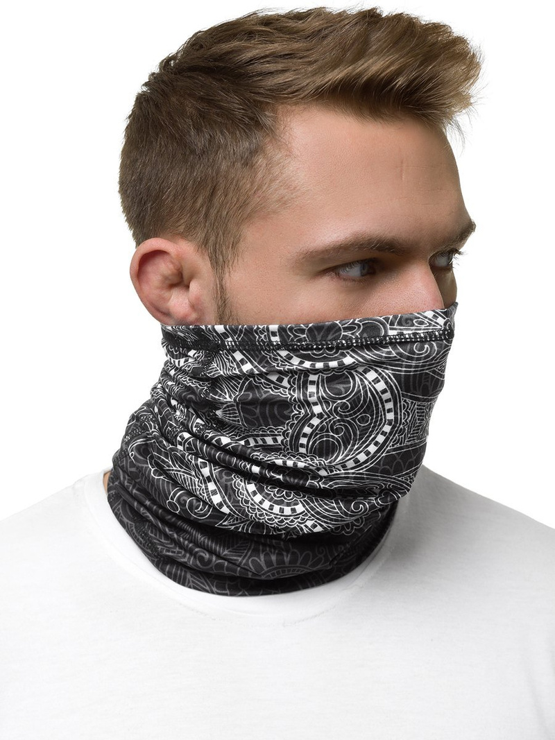 Szalik komin na szyję ciemno-granatowy OZONEE JS/YW05031