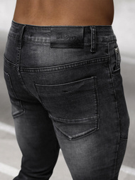 Spodnie jeansowe męskie czarne OZONEE NB/MP0142N