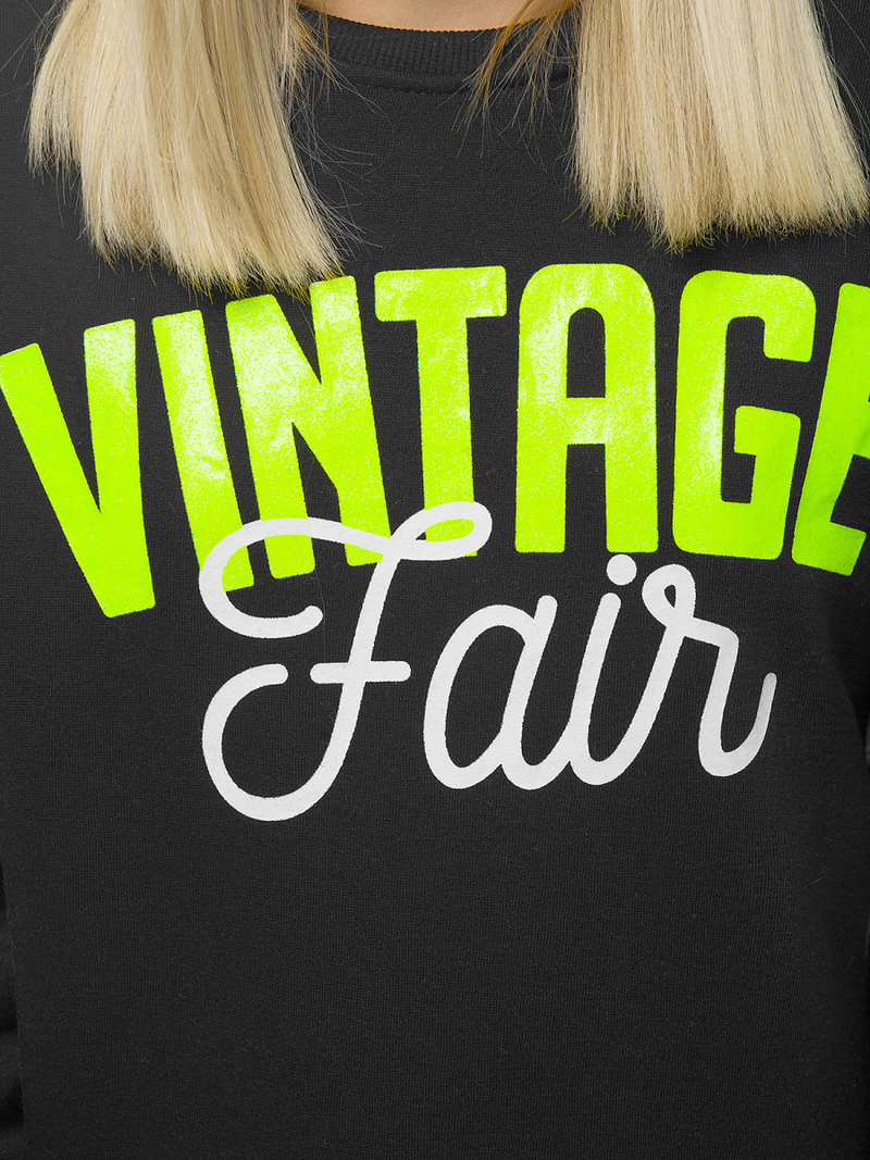 Жіноча Толстовка Чорна OZONEE JS/KSW1007