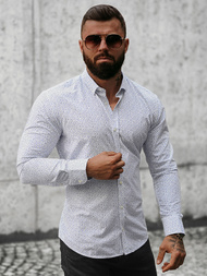 Koszula męska biała/4 OZONEE O/CLS349