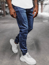 Spodnie męskie jogger granatowe OZONEE O/4354