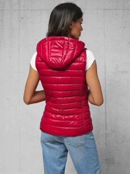 Стьобаний жіночий жилет Чорна OZONEE JS/16M9138/270