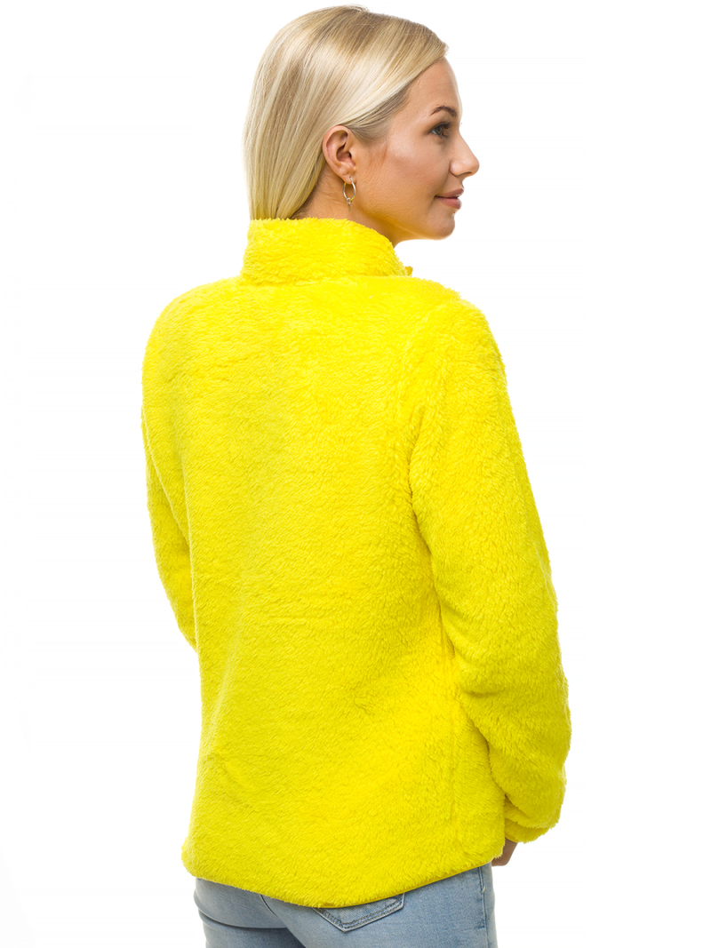 Bluza rozpinana damska żółta OZONEE JS/HH006/26