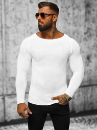 Sweter męski ecru OZONEE L/1442Z