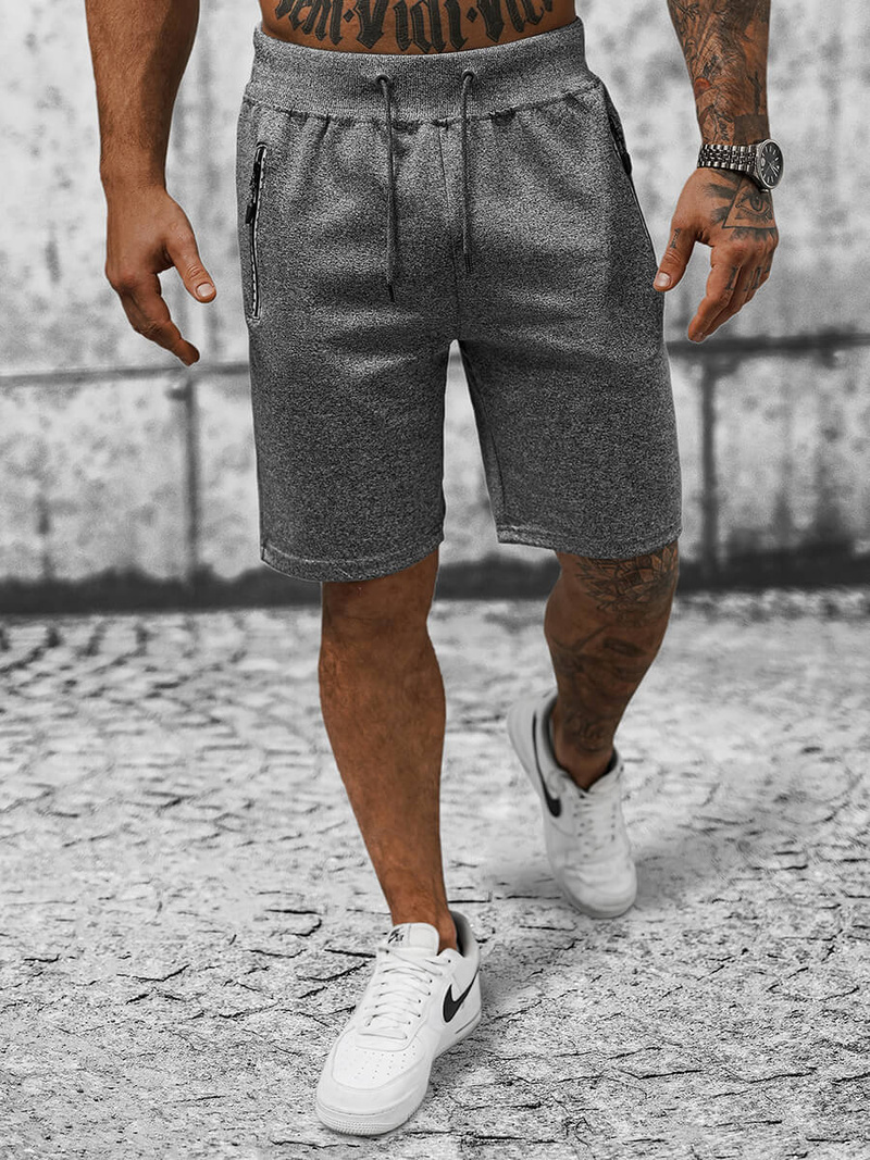 Шорти чоловічі Графітові OZONEE JS/8K297