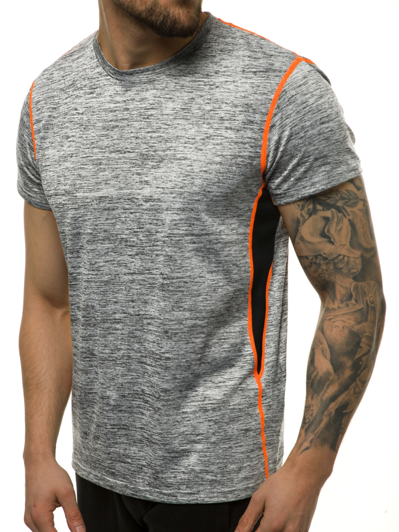 T-Shirt męski szary OZONEE JS/KS2104