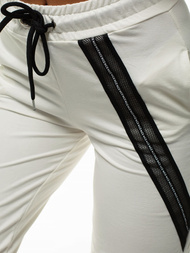 Komplet dresowy dwuczęściowy ecru OZONEE X/1001