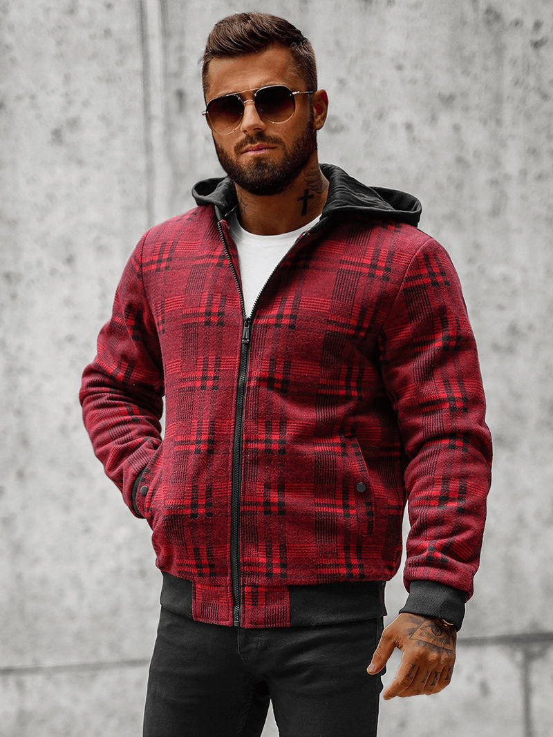 Куртка чоловіча Червона OZONEE O/3A58