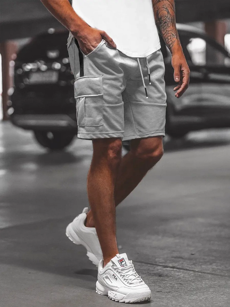 Шорти чоловічі ciрий OZONEE O/WW20016/2