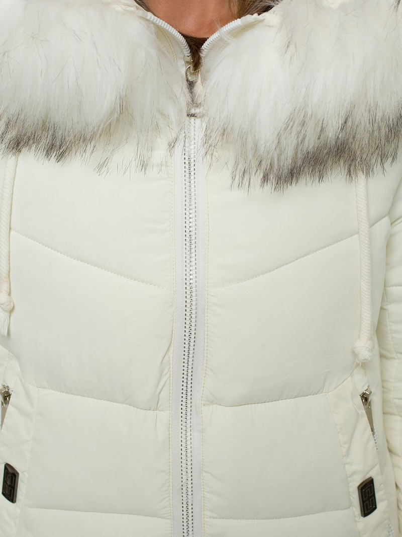 Куртка жіноча екрю OZONEE O/SW028/10