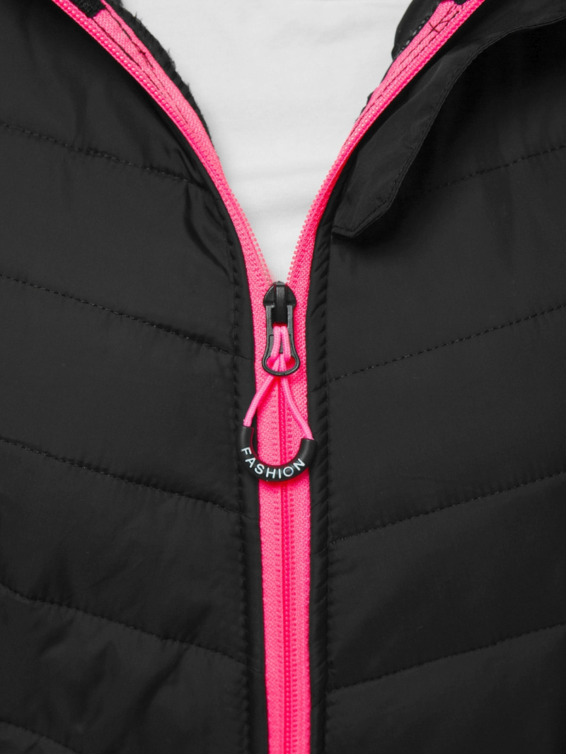 Kurtka damska czarna OZONEE JS/KSW4003