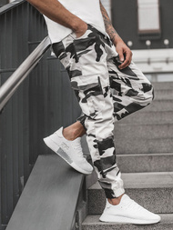 Штани чоловічі джоггери Чорно-Бiлi OZONEE A/404