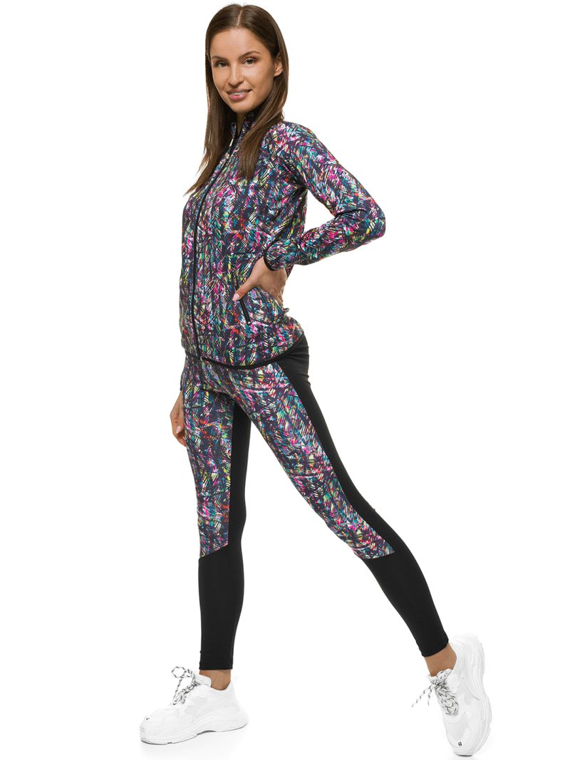 Жіночий спортивний костюм з трьох частин Кольоровий OZONEE O/MS08