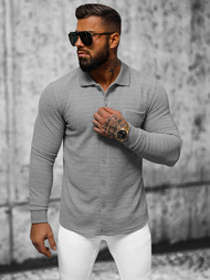 Толстовка чоловіча сірий OZONEE O/TB2262