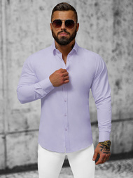 Koszula męska jasno-fioletowa OZONEE O/V24