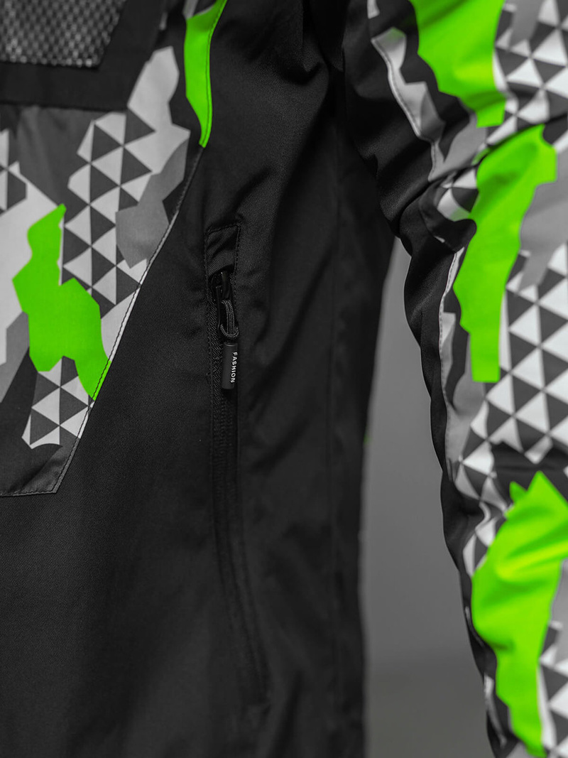 Куртка чоловіча Камуфляжно-Зелена OZONEE JS/M36/406