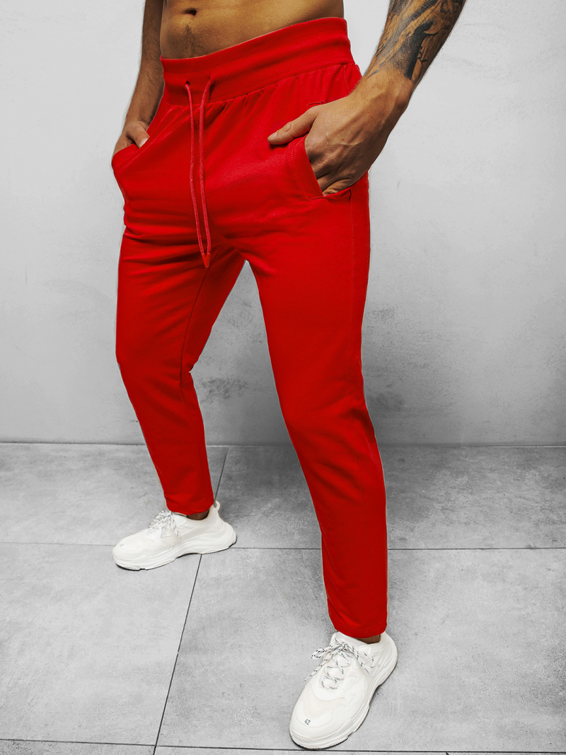 Штани спортивні чоловічі Червонi B/18203022