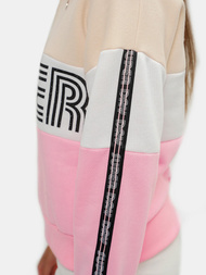 Жіноча Толстовка бежева-ніжно рожева OZONEE JS/B26019Z