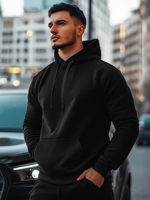 Толстовка чоловіча Чорна OZONEE JS/2009Z