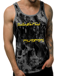 T-Shirt męski bez rękawów grafitowy OZONEE JS/SS11033