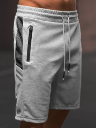 Spodenki dresowe męskie szare OZONEE O/WW20017/2