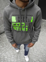 Толстовка чоловіча Графітова OZONEE JS/Y10022