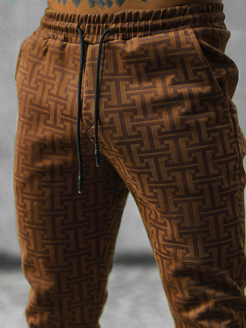 Спортивний костюм чоловічій Коричневий OZONEE O/D7263/9102