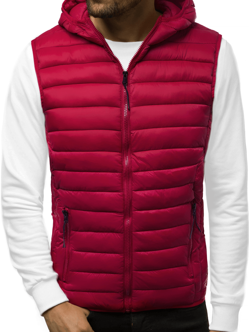 Безрукавка чоловіча Бордова OZONEE JS/HDL88002Z