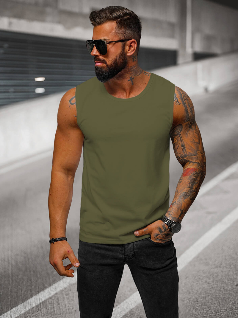 Майка чоловіча xакi OZONEE JS/99001Z