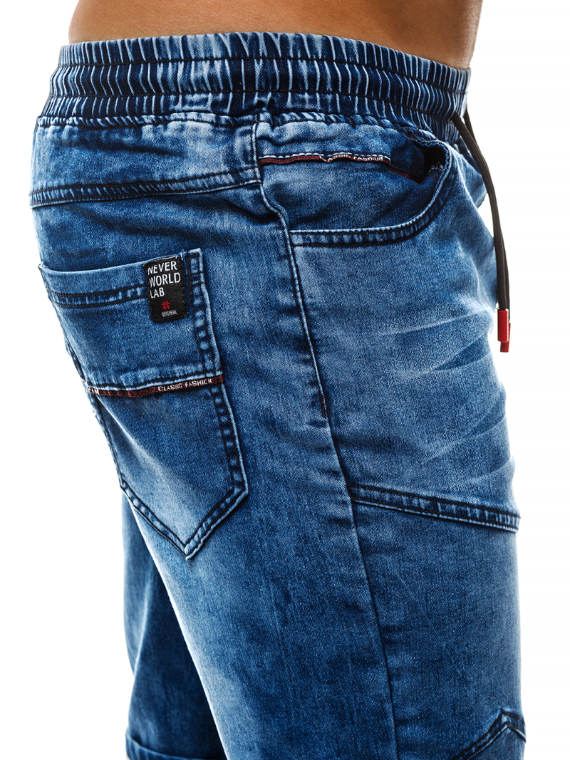 Spodenki męskie jeansowe niebieskie OZONEE RF/HY331