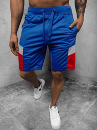 Spodenki dresowe męskie niebieskie OZONEE JS/68K10051