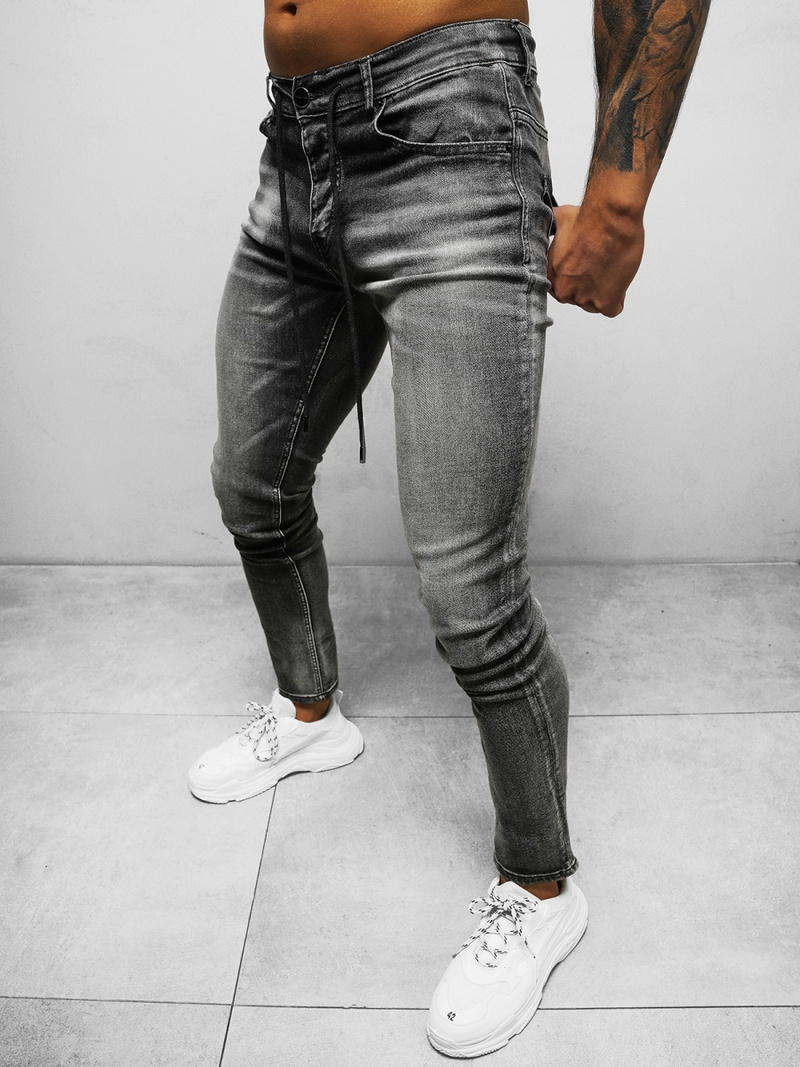 Чоловічі джинси графіт OZONEE NB/MP0021G