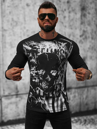 Longsleeve męski czarny OZONEE O/B257