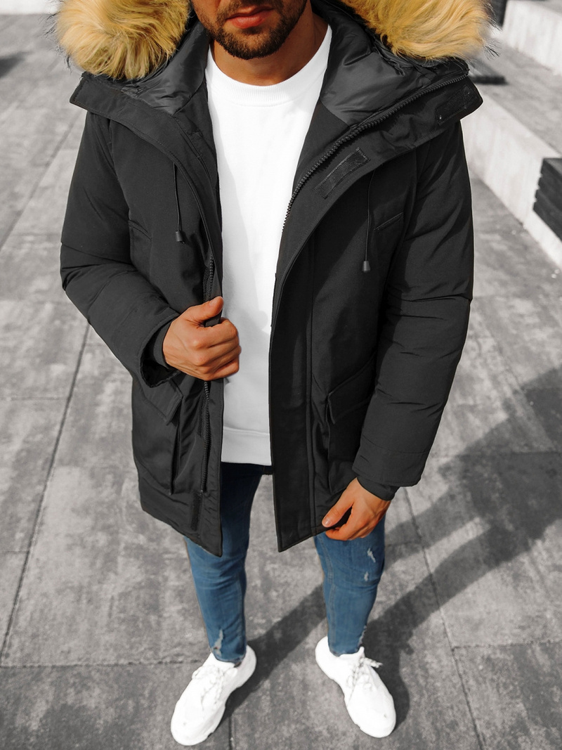 Куртка чоловіча Чорна OZONEE JB/JP1173/1Z