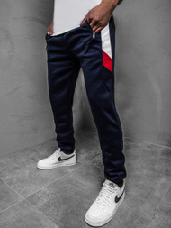 Spodnie dresowe męskie granatowe OZONEE JS/JZ11026Z