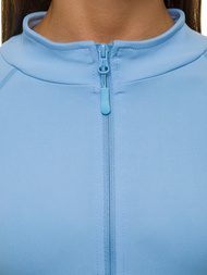 Bluza damska rozpinana jasno-niebieska OZONEE JS/HD154/41