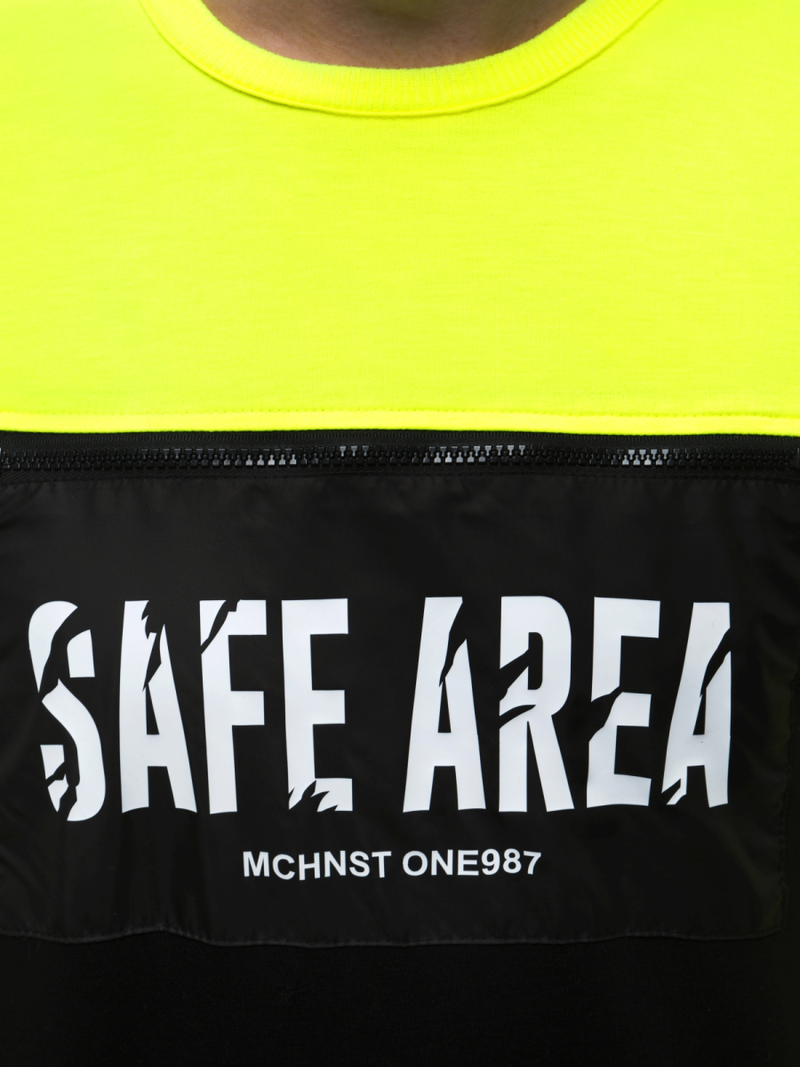 Bluza męska żółto-neonowa OZONEE MACH/2121