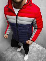 Куртка чоловіча темно-синьо-червоний OZONEE JS/M13015/275