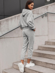 Жіночий спортивний костюм з двох частин Сiрий OZONEE O/MB2041/21