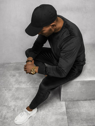 Komplet dresowy męski czarny OZONEE O/12130