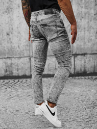 Spodnie jeansowe męskie czarne OZONEE NB/MP0162N