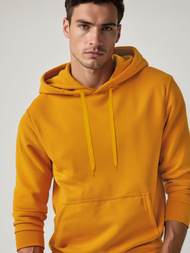 Bluza męska z kapturem camelowa OZONEE JS/2009Z 