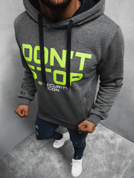 Bluza z kapturem męska grafitowa OZONEE JS/Y10052