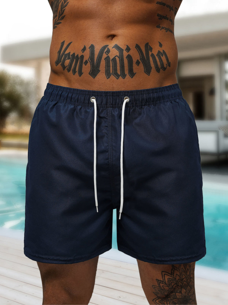 Spodenki kąpielowe męskie granatowe OZONEE JS/XL020/4