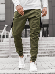 Штани чоловічі джоггери Зеленi OZONEE A/705